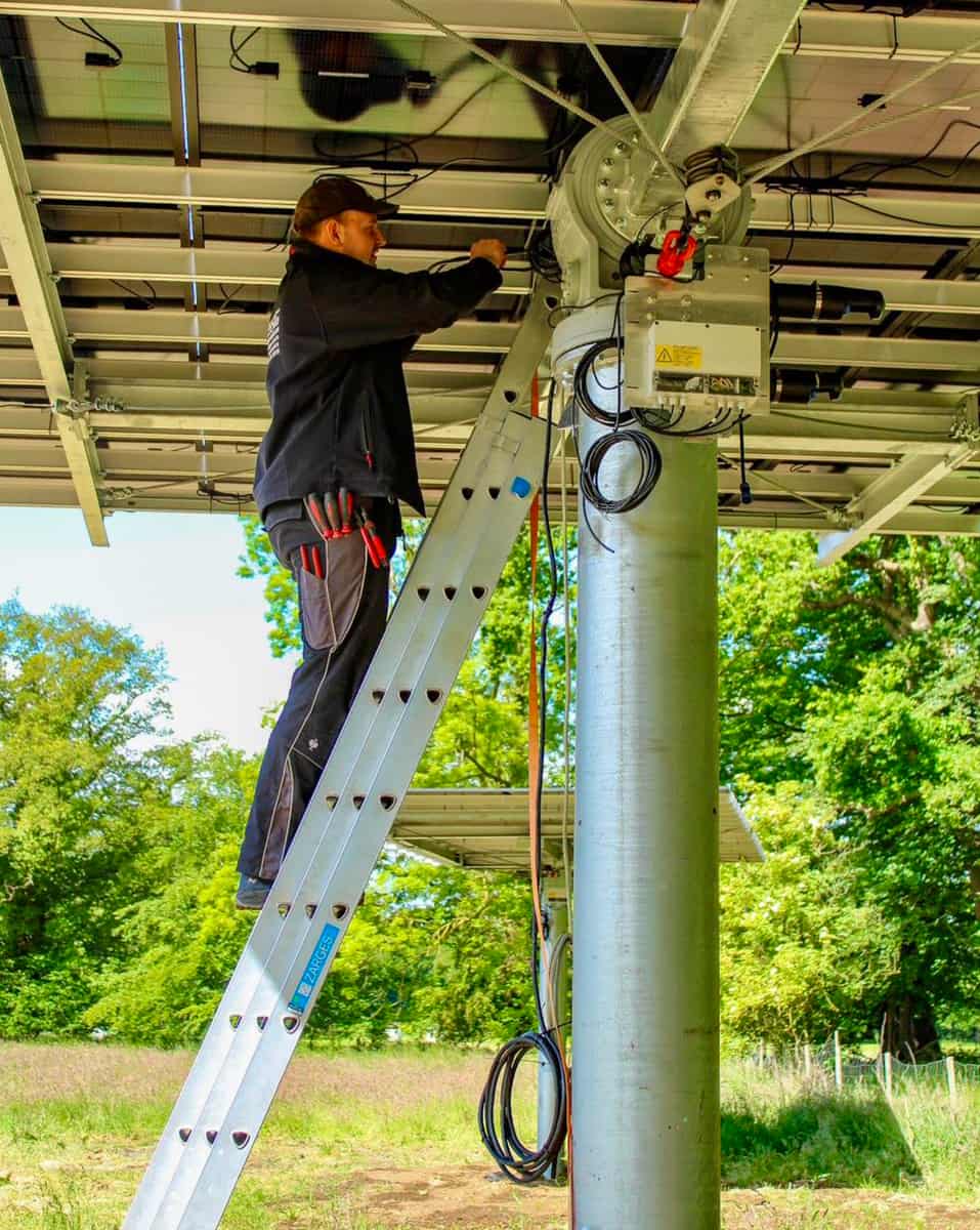 Marvin Folkers – Elektroniker bei P&S Solar